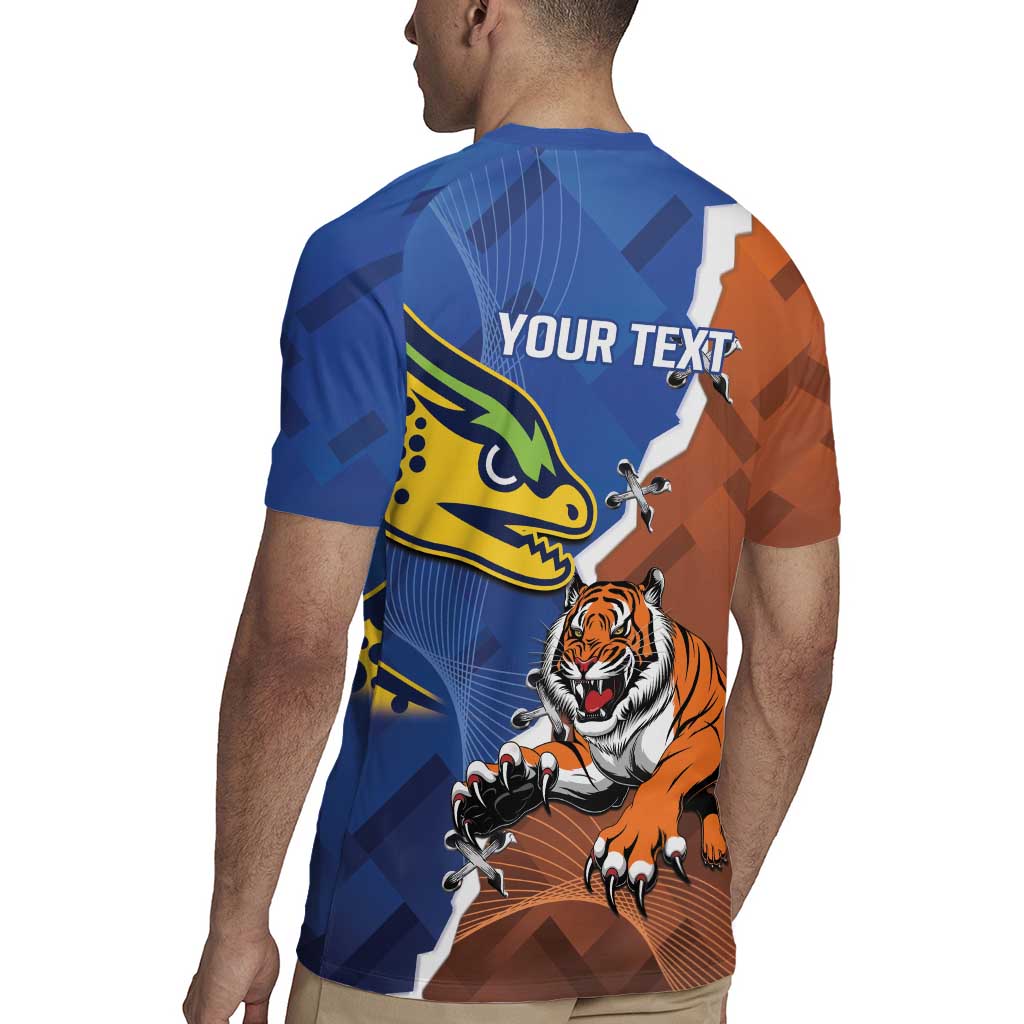 Personalised Tigers and Eels Rugby Rugby Jersey Dynamic Style