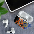 Personalised Tigers and Eels Rugby AirPods Case Aboriginal Art