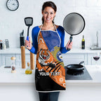 Personalised Tigers and Eels Rugby Apron Aboriginal Art