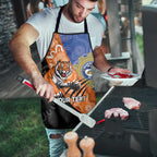 Personalised Tigers and Eels Rugby Apron Aboriginal Art