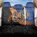 Personalised Tigers and Eels Rugby Back Car Seat Cover Aboriginal Art