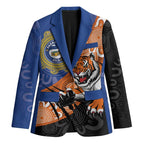 Personalised Tigers and Eels Rugby Blazer Aboriginal Art