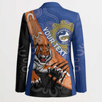 Personalised Tigers and Eels Rugby Blazer Aboriginal Art