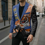 Personalised Tigers and Eels Rugby Blazer Aboriginal Art