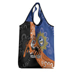 Personalised Tigers and Eels Rugby Grocery Bag Aboriginal Art