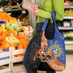 Personalised Tigers and Eels Rugby Grocery Bag Aboriginal Art