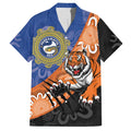 Personalised Tigers and Eels Rugby Hawaiian Shirt Aboriginal Art