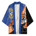 Personalised Tigers and Eels Rugby Kimono Aboriginal Art