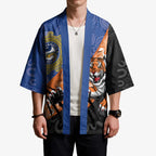 Personalised Tigers and Eels Rugby Kimono Aboriginal Art
