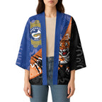 Personalised Tigers and Eels Rugby Kimono Aboriginal Art