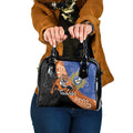 Personalised Tigers and Eels Rugby Shoulder Handbag Aboriginal Art