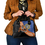Personalised Tigers and Eels Rugby Shoulder Handbag Aboriginal Art