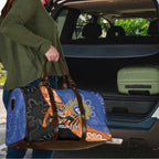 Personalised Tigers and Eels Rugby Travel Bag Aboriginal Art