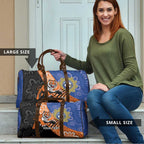 Personalised Tigers and Eels Rugby Travel Bag Aboriginal Art