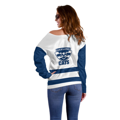 geelong-football-2023-off-shoulder-sweater-go-cats-white-sporty-style
