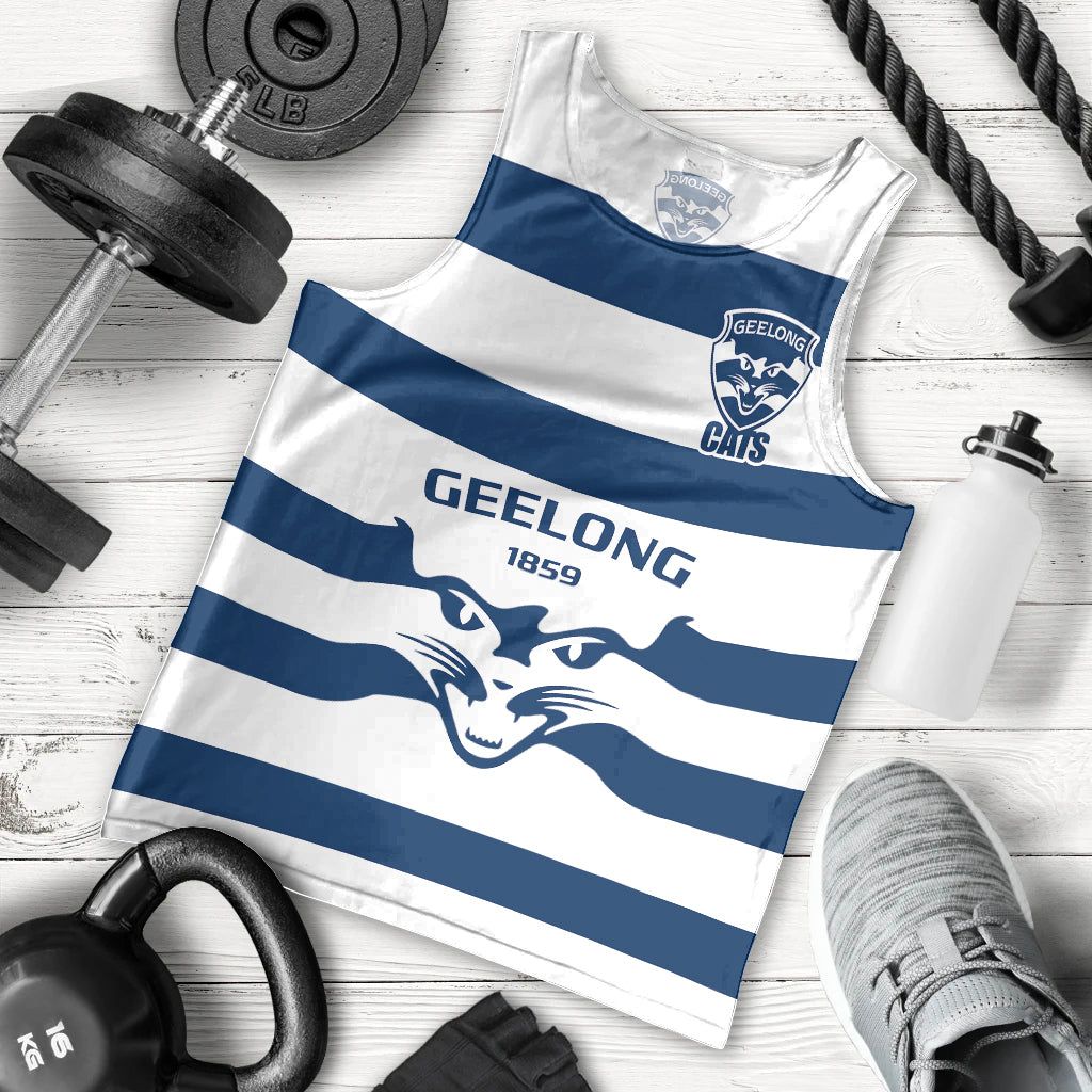 personalised-geelong-football-2023-men-tank-top-go-cats-white-sporty-style