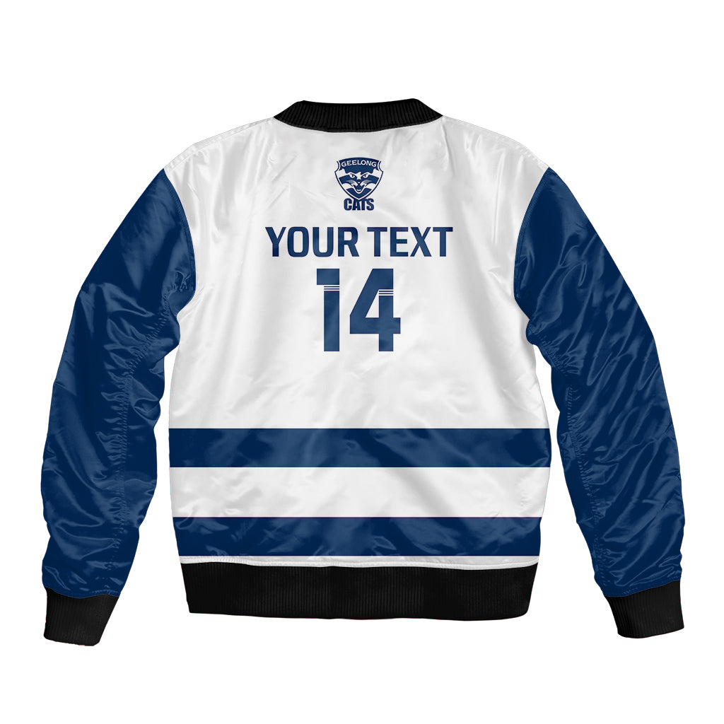 personalised-geelong-football-2023-sleeve-zip-bomber-jacket-go-cats-white-sporty-style