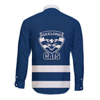 geelong-football-2023-long-sleeve-button-shirt-go-cats-navy-blue-sporty-style