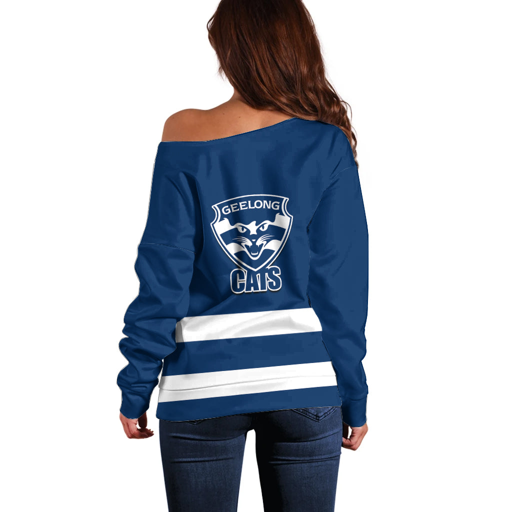 geelong-football-2023-off-shoulder-sweater-go-cats-navy-blue-sporty-style