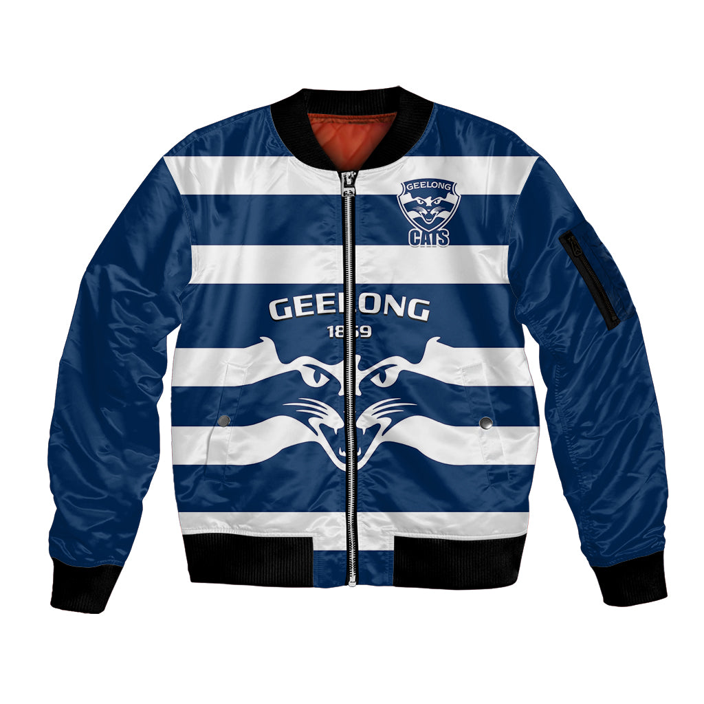 geelong-football-2023-sleeve-zip-bomber-jacket-go-cats-navy-blue-sporty-style