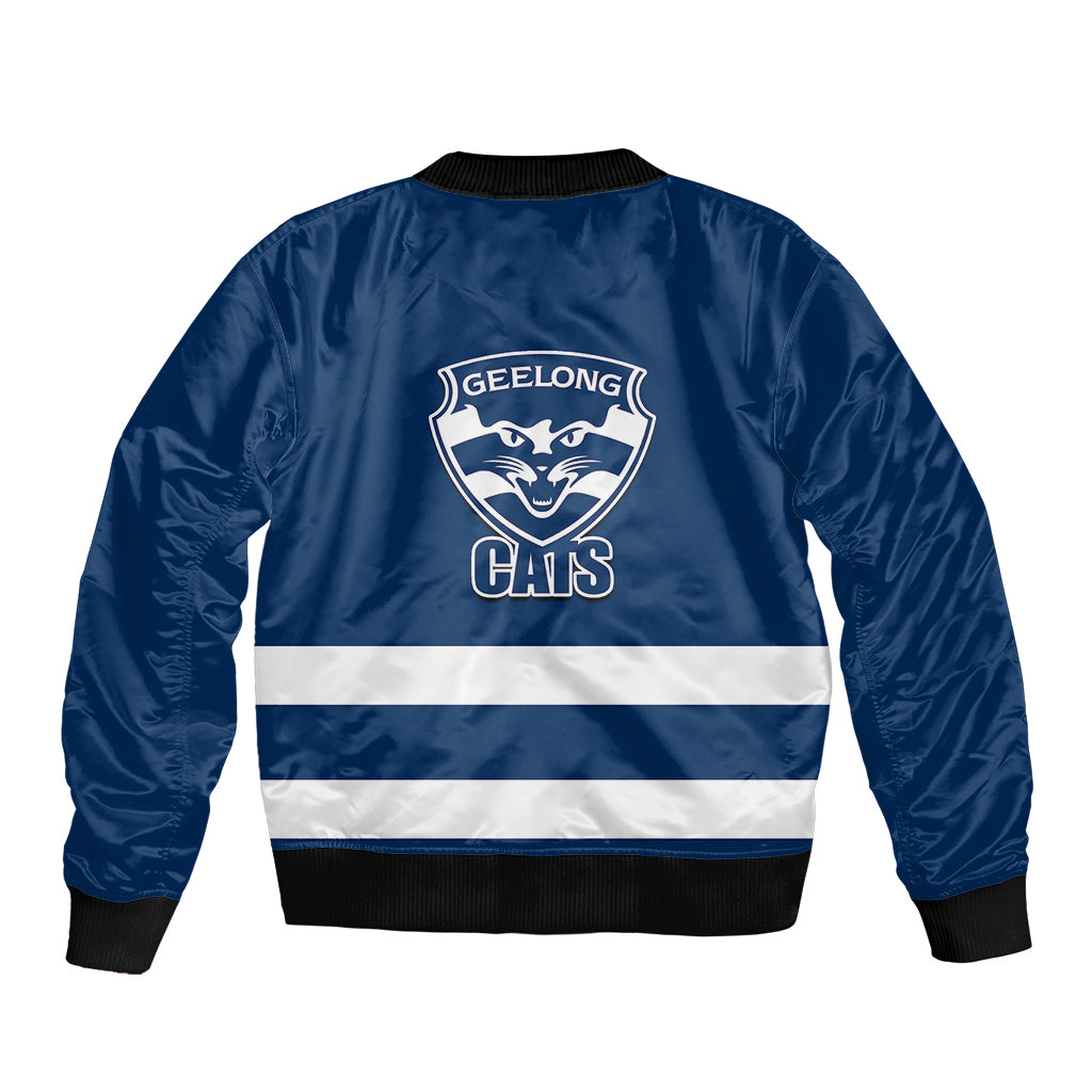 geelong-football-2023-sleeve-zip-bomber-jacket-go-cats-navy-blue-sporty-style