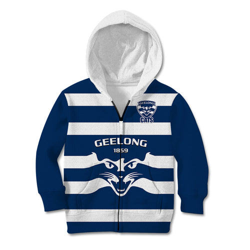 personalised-geelong-football-2023-kid-hoodie-go-cats-navy-blue-sporty-style