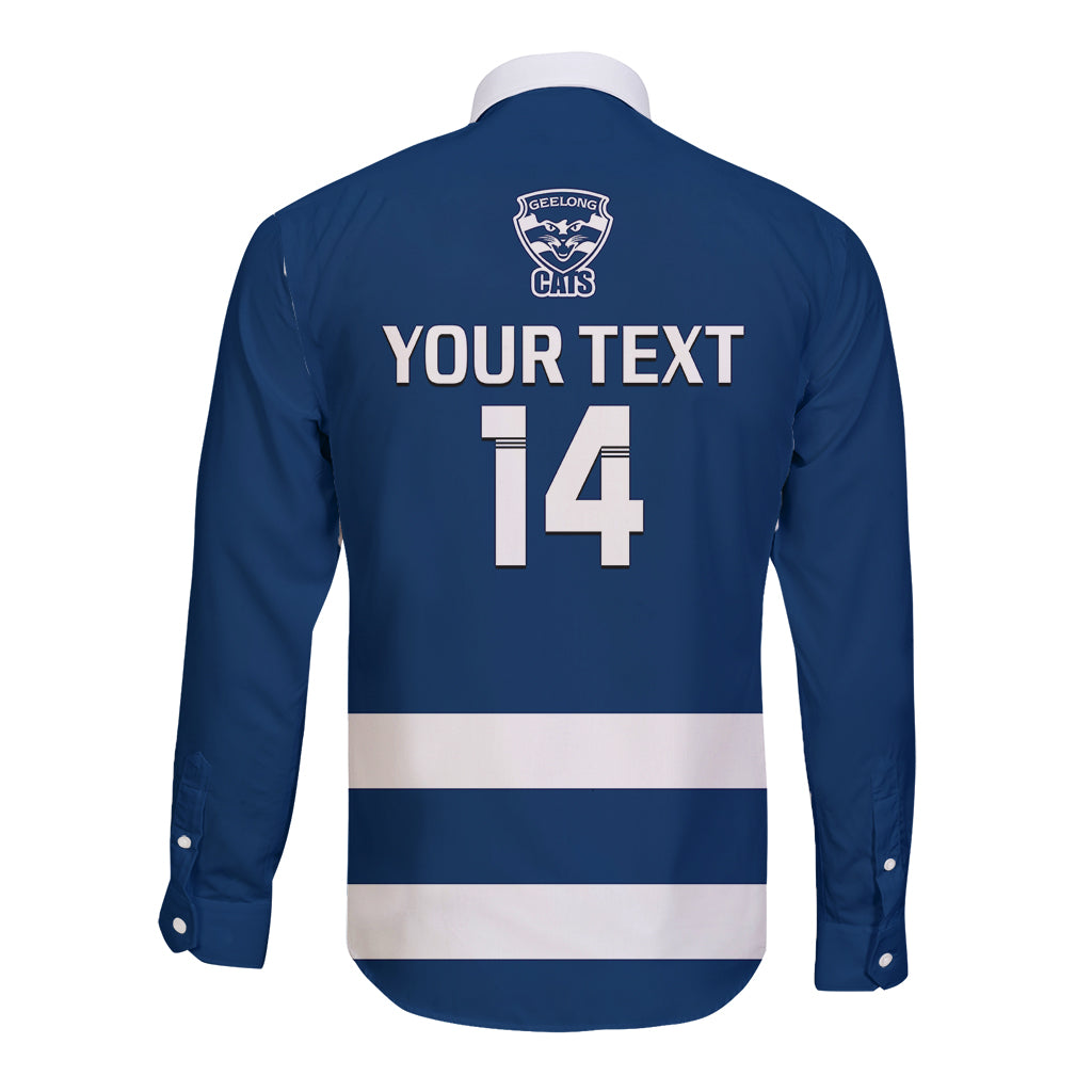 personalised-geelong-football-2023-long-sleeve-button-shirt-go-cats-navy-blue-sporty-style