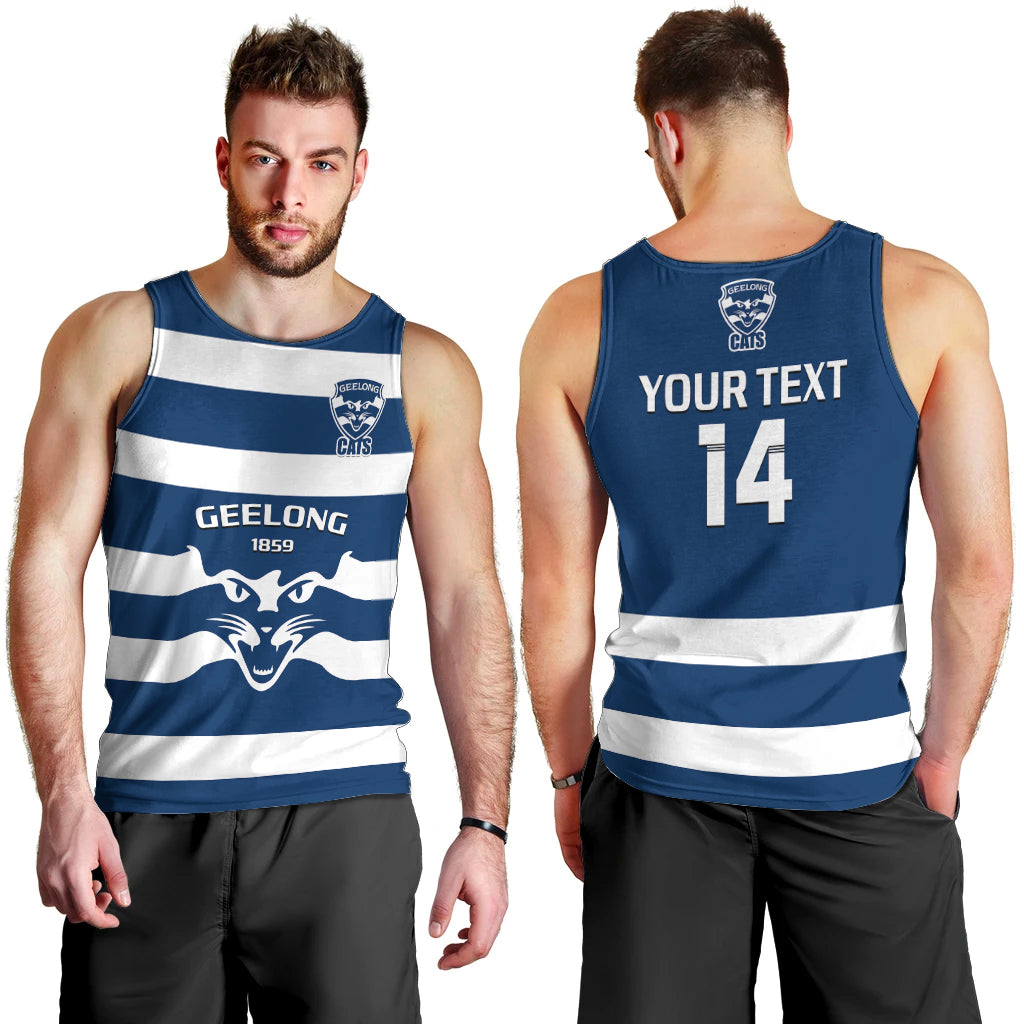 personalised-geelong-football-2023-men-tank-top-go-cats-navy-blue-sporty-style