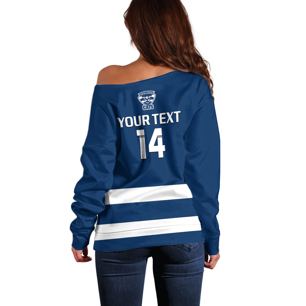 personalised-geelong-football-2023-off-shoulder-sweater-go-cats-navy-blue-sporty-style