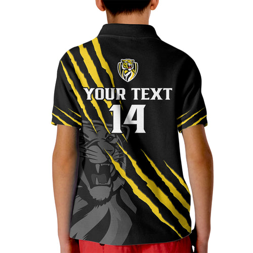 personalised-richmond-football-2023-kid-polo-shirt-go-tigers-sporty-style