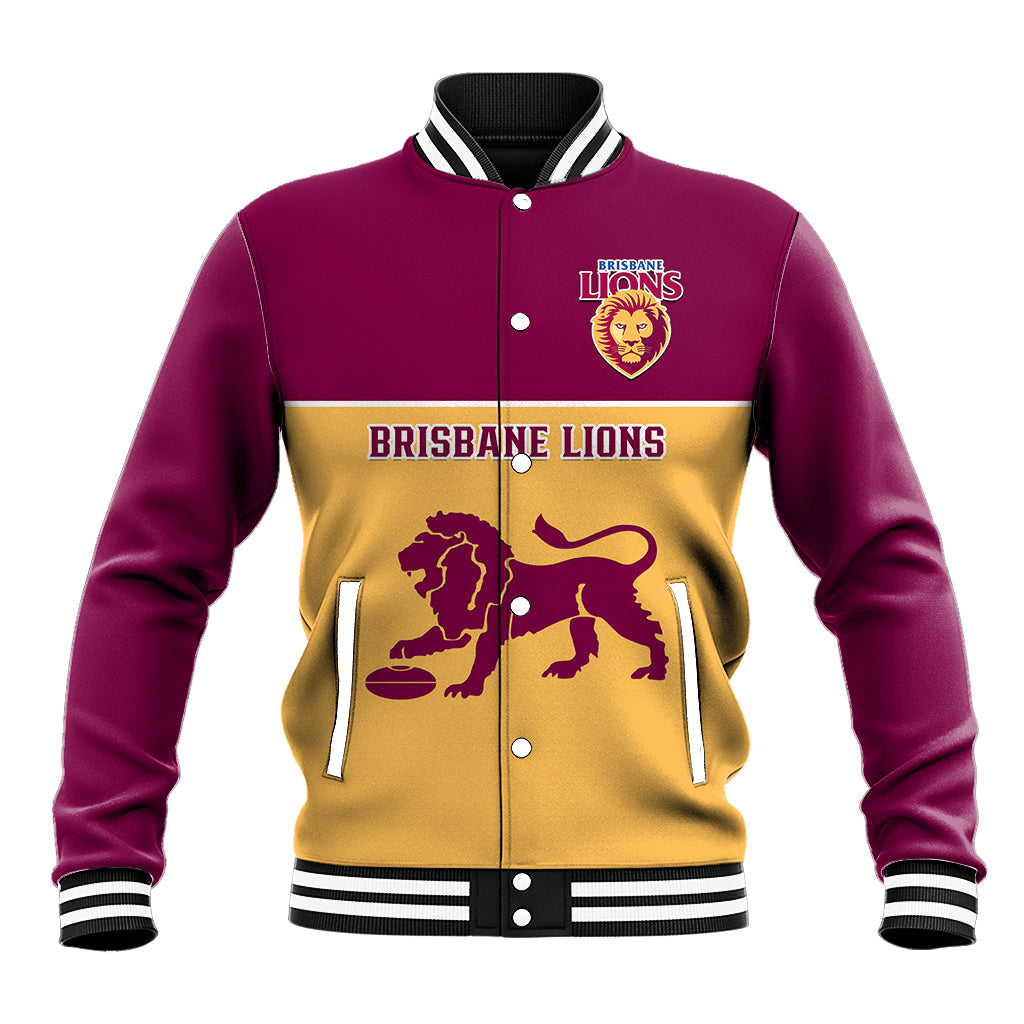 personalised-brisbane-lions-football-2023-baseball-jacket-sporty-gold-version
