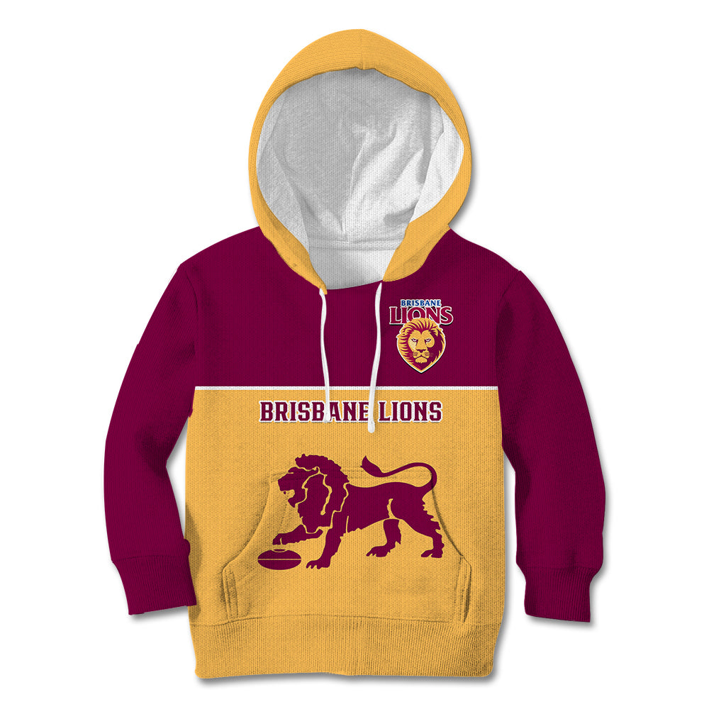personalised-brisbane-lions-football-2023-kid-hoodie-sporty-gold-version