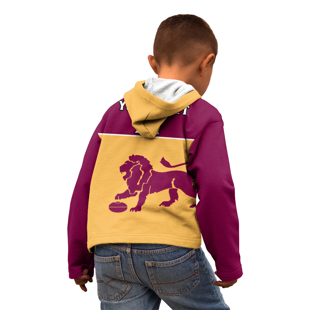 personalised-brisbane-lions-football-2023-kid-hoodie-sporty-gold-version