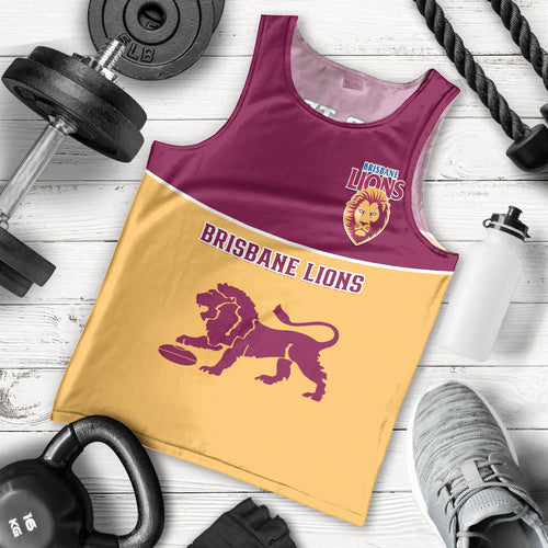 personalised-brisbane-lions-football-2023-men-tank-top-sporty-gold-version