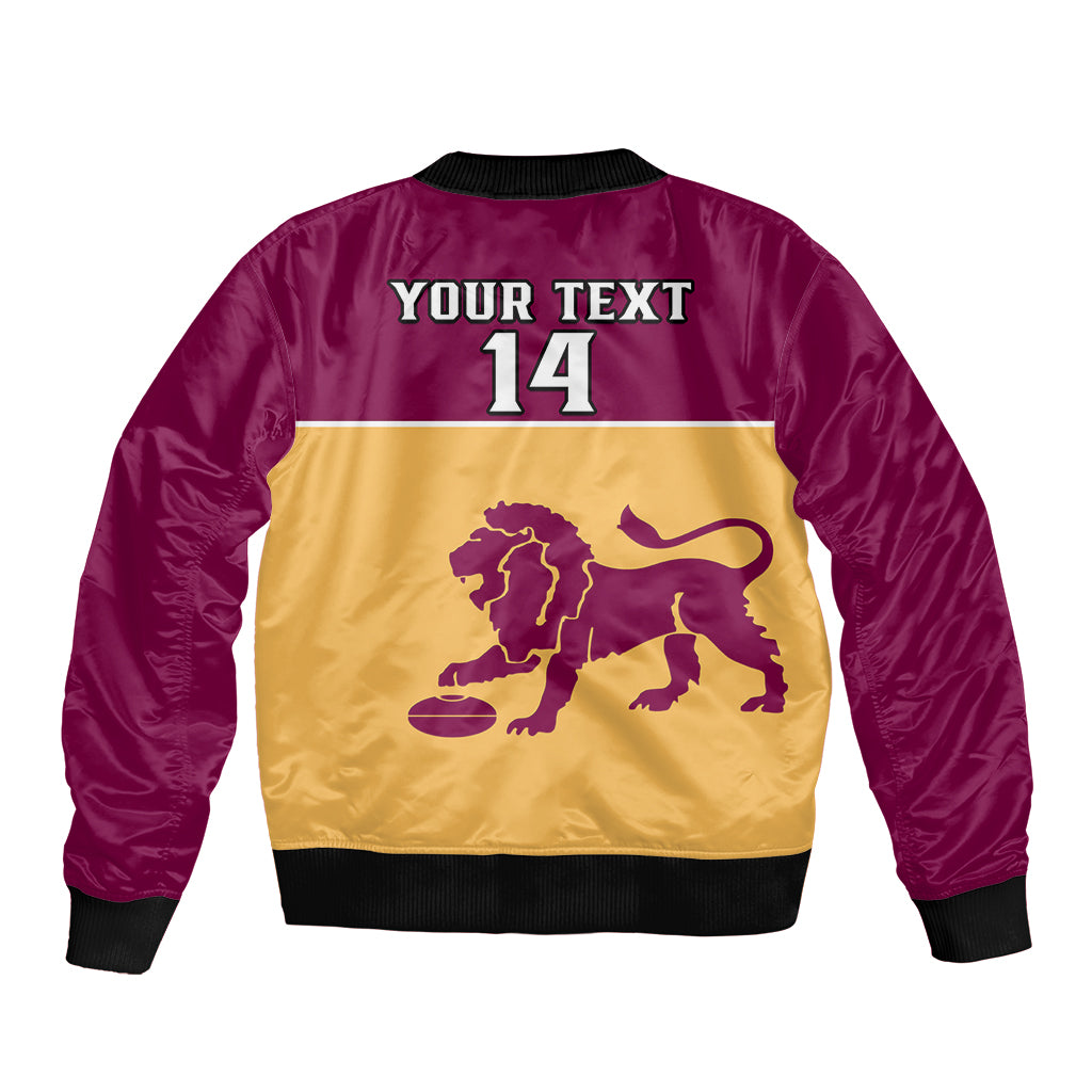 personalised-brisbane-lions-football-2023-sleeve-zip-bomber-jacket-sporty-gold-version
