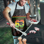Penrith Panthers Rugby Custom Apron 60 Years Anniversary Black Polynesian Aboriginal Art