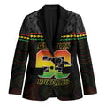 Penrith Panthers Rugby Custom Blazer 60 Years Anniversary Black Polynesian Aboriginal Art