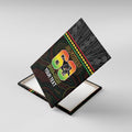 Penrith Panthers Rugby Custom Canvas Wall Art 60 Years Anniversary Black Polynesian Aboriginal Art