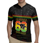 Penrith Panthers Rugby Custom Rugby Jersey 60 Years Anniversary Black Polynesian Aboriginal Art