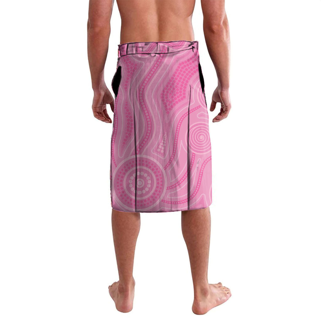 Penrith Panthers Rugby Custom Lavalava 60 Years Anniversary Pink Polynesian Aboriginal Art
