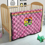 Penrith Panthers Rugby Custom Quilt 60 Years Anniversary Pink Polynesian Aboriginal Art