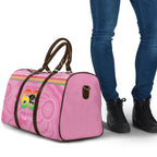 Penrith Panthers Rugby Custom Travel Bag 60 Years Anniversary Pink Polynesian Aboriginal Art