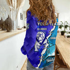 Perspnalised Sharks And Bulldogs Rugby Women Casual Shirt Sporty Style LT14