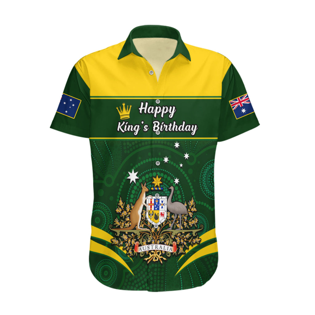 personalised-12-june-australia-king-birthday-hawaiian-shirt-aboriginal-national-color