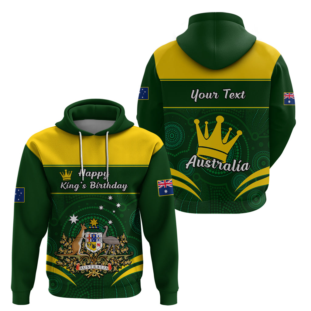 personalised-12-june-australia-king-birthday-hoodie-aboriginal-national-color