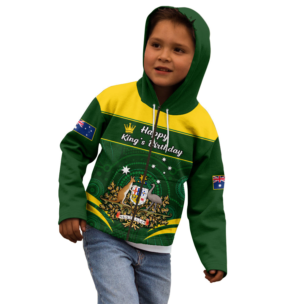 personalised-12-june-australia-king-birthday-kid-hoodie-aboriginal-national-color