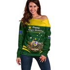 personalised-12-june-australia-king-birthday-off-shoulder-sweater-aboriginal-national-color