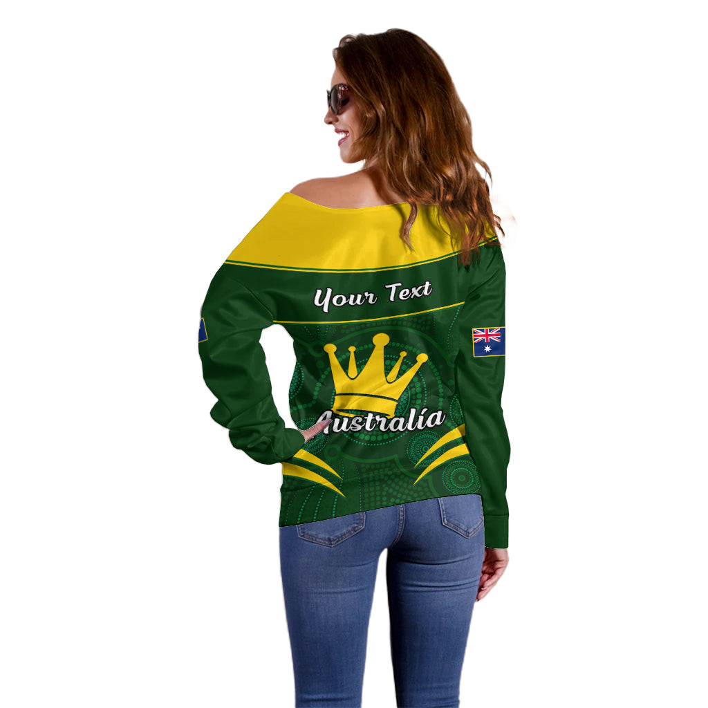 personalised-12-june-australia-king-birthday-off-shoulder-sweater-aboriginal-national-color