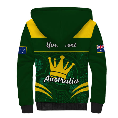 personalised-12-june-australia-king-birthday-sherpa-hoodie-aboriginal-national-color