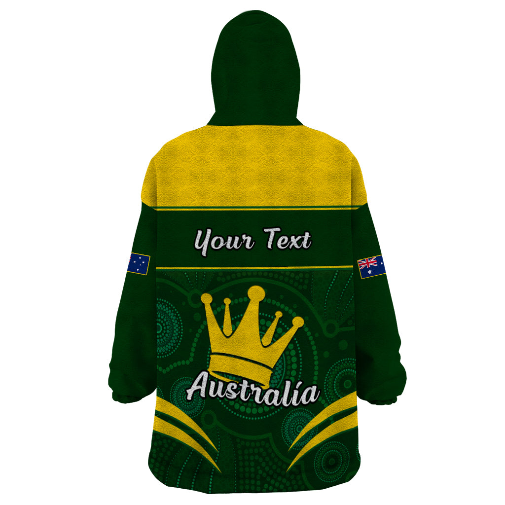 personalised-12-june-australia-king-birthday-wearable-blanket-hoodie-aboriginal-national-color